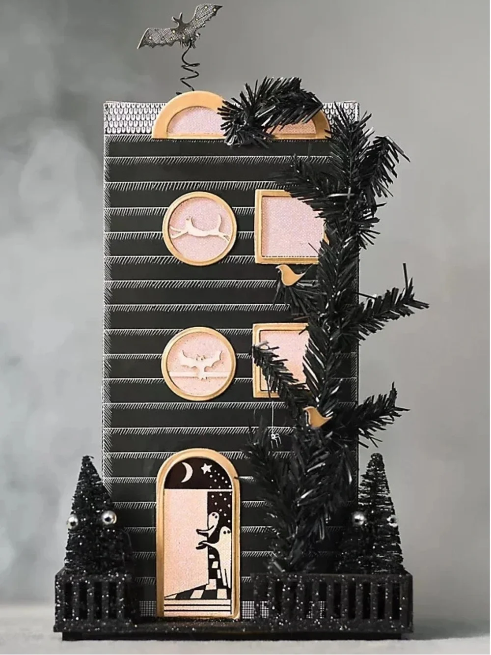 Anthropologie Florence Balducci Light-Up Paper House Bat Design